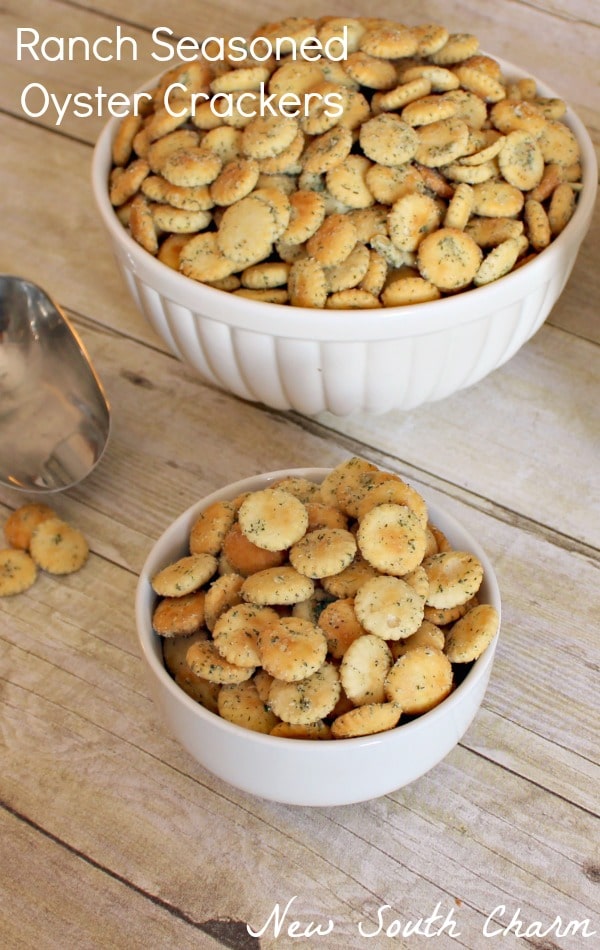 Ranch Seasoned Oyster Crackers - New South Charm