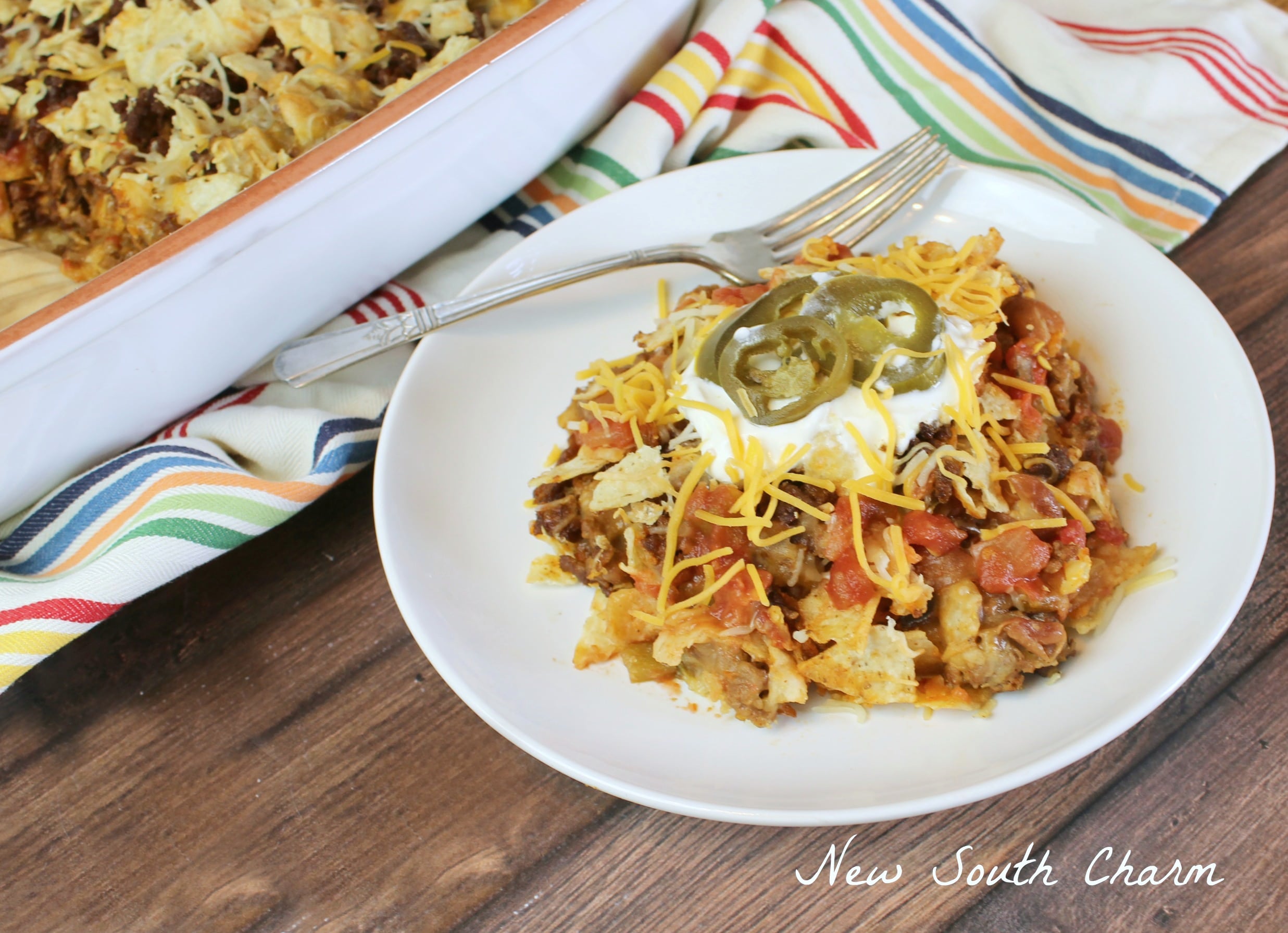 Taco Casserole is an EASY dinner idea that's full of Tex Mex flavor that's sure to become a family favorite. 