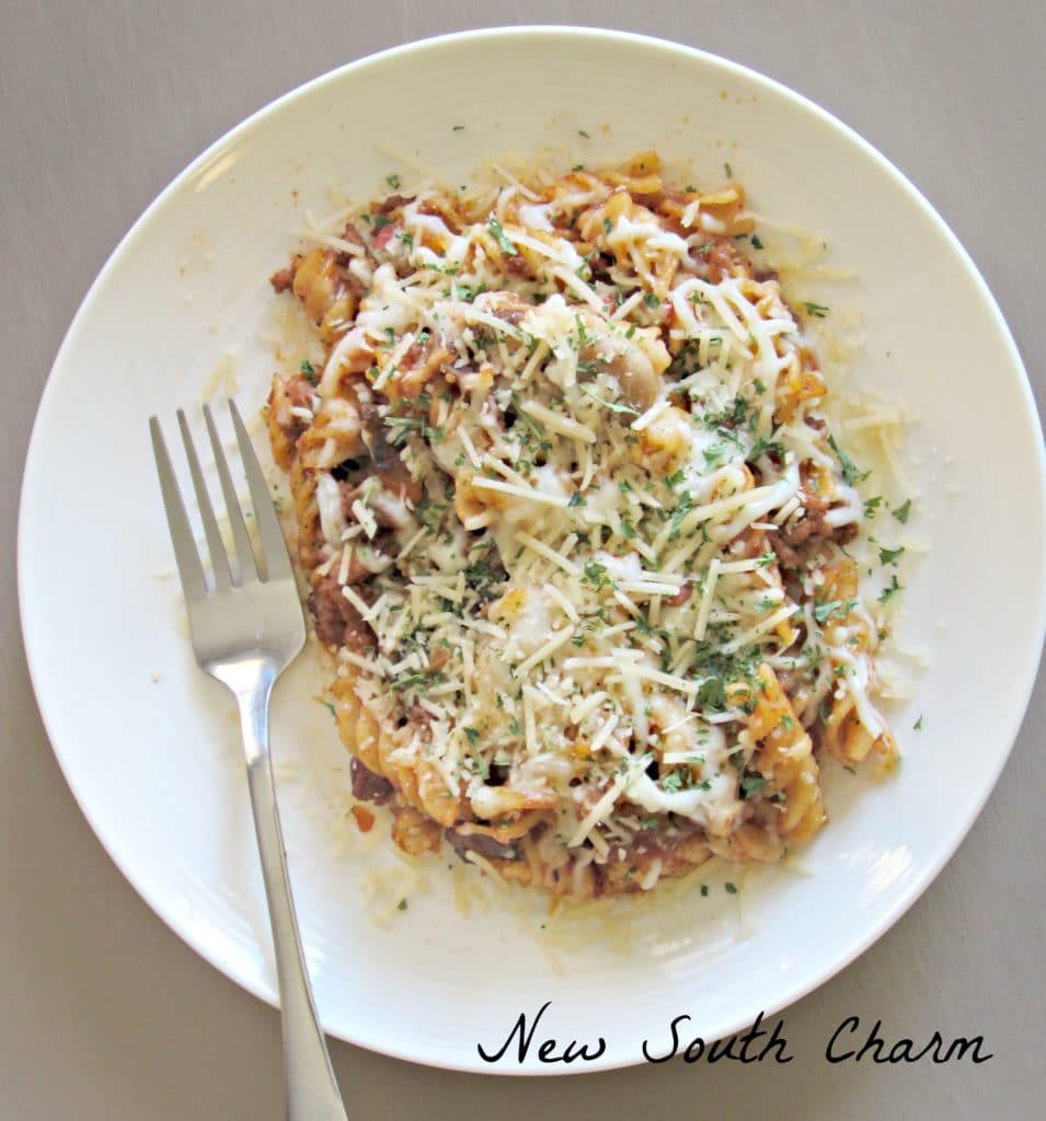 Baked Beef and Mushroom Rotini Support