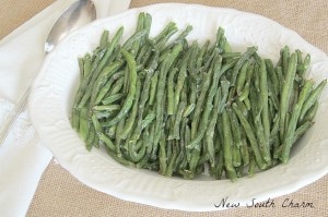 Oven Roasted Green Beans Feature