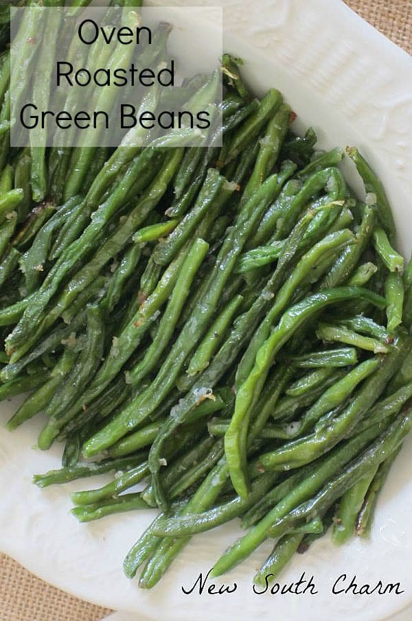 Oven Roasted Green Beans Pin