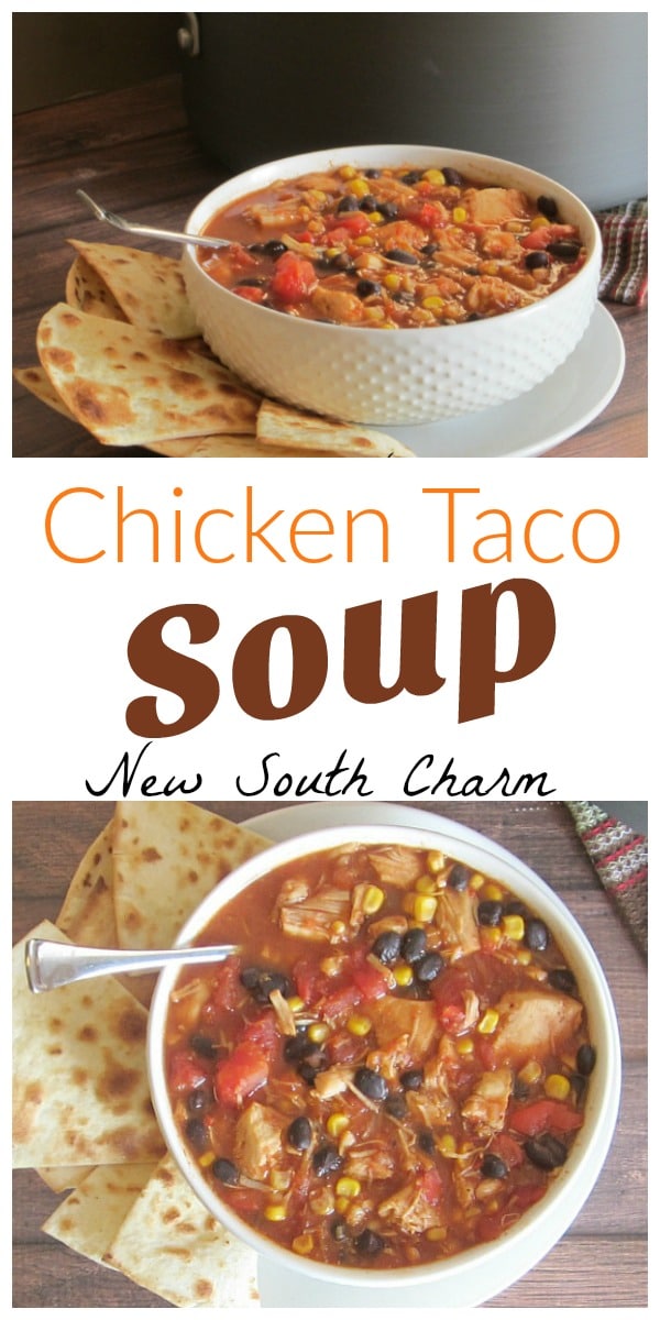 Chicken Taco Soup - New South Charm