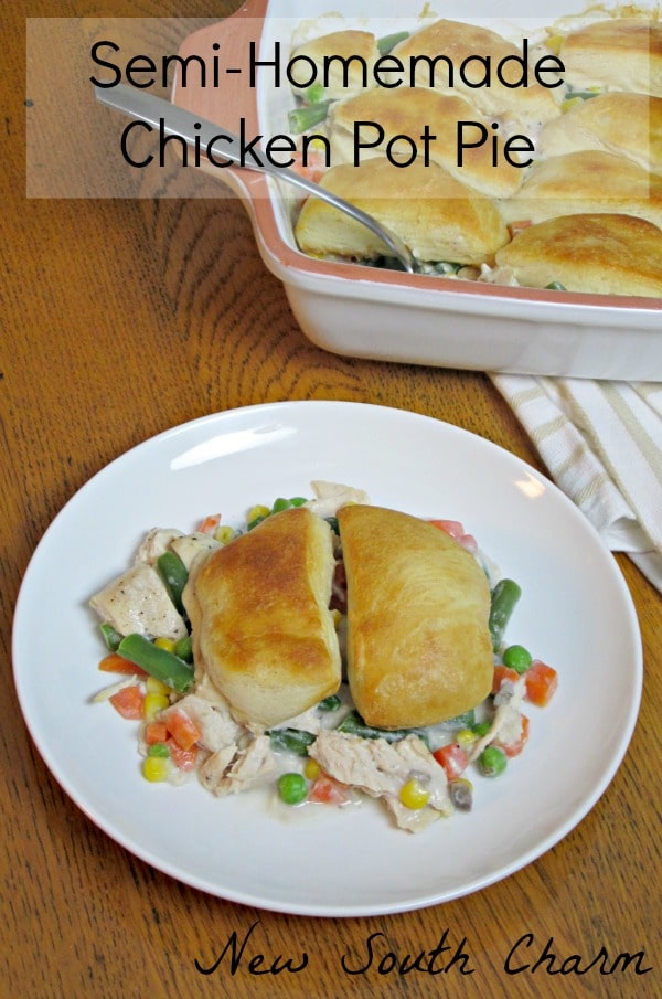 Semi-Homemade Chicken Pot Pie- New South Charm