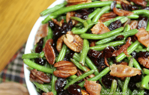 Cranberry and Pecan Green Beans Support