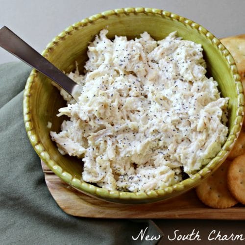 Poppy Seed Chicken Dip - New South Charm: