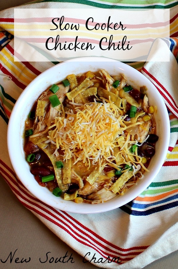 Slow Cooker Chicken Chili