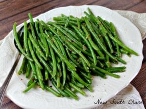 Easy Skillet Green Beans IG