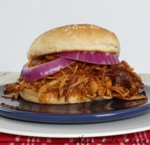 Slow Cooker BBQ Chicken Sandwich Cover