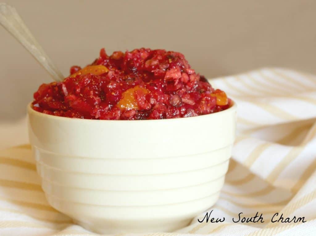 Recipe for cranberry orange relish 