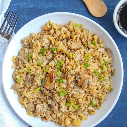 Easy Mushroom Fried rice