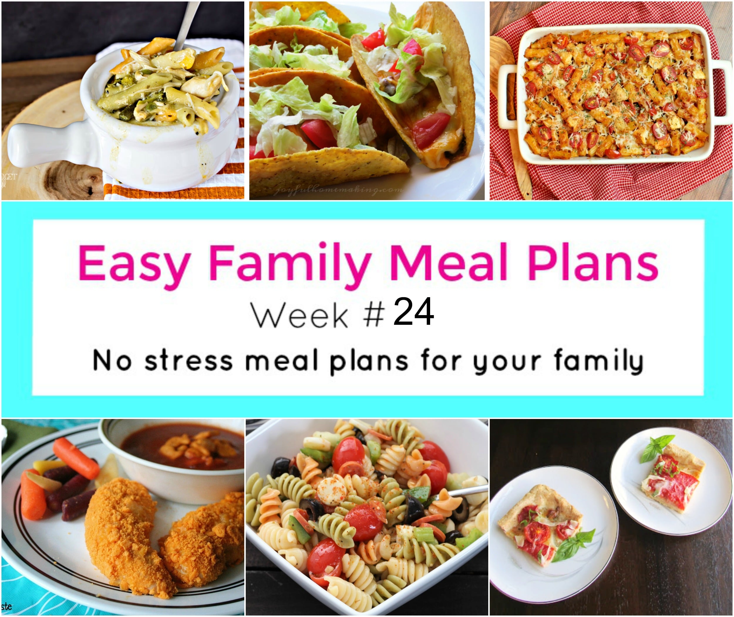 Easy Family Meal Plans 24 - New South Charm