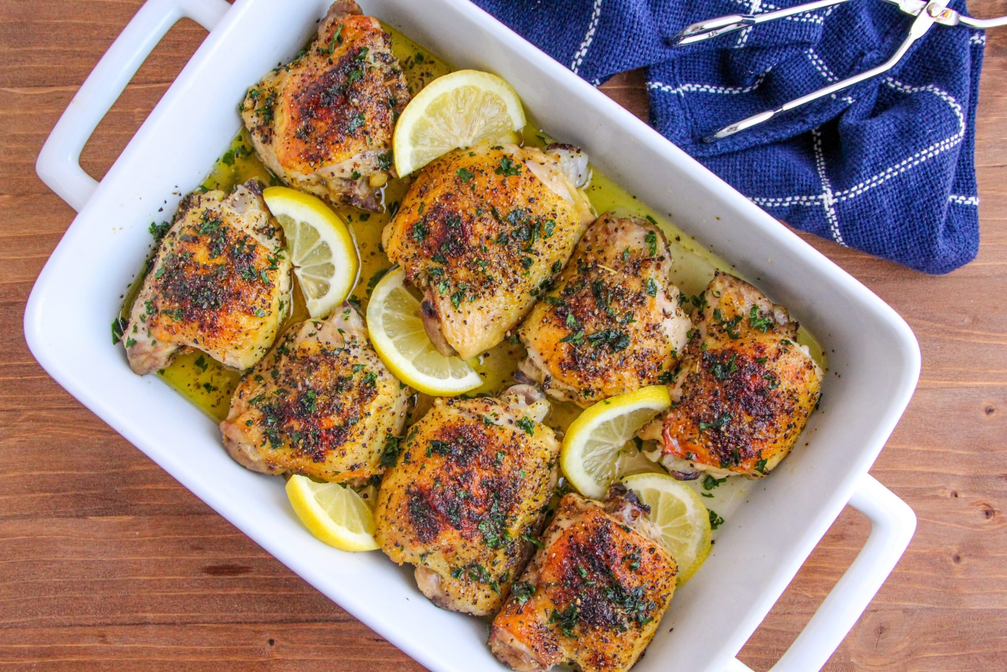 Lemon Pepper Chicken Thighs