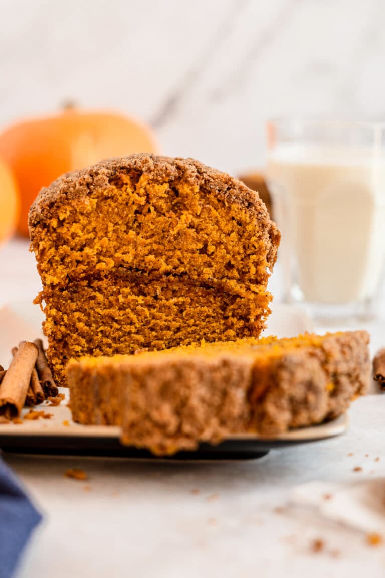 Pumpkin Bread with Streusel Topping - New South Charm:
