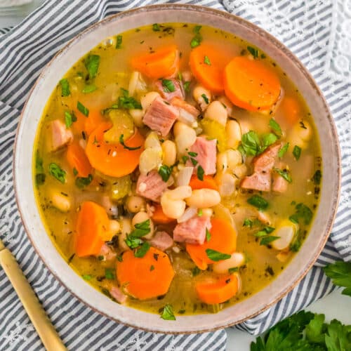 Easy Ham and Bean Soup