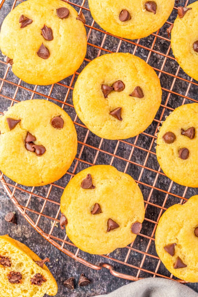 Pancake Mix Chocolate Chip Muffins